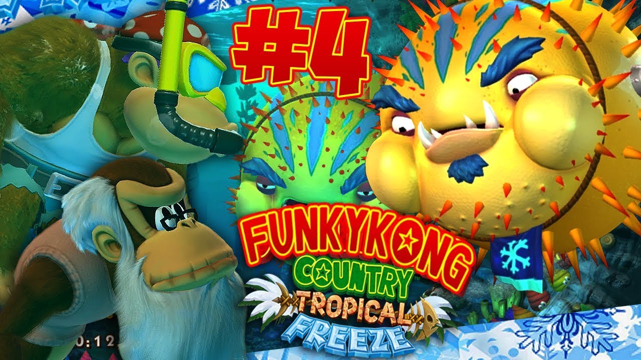 ABM: Donkey Kong Tropical Freeze !! Walkthrough # 4 HD