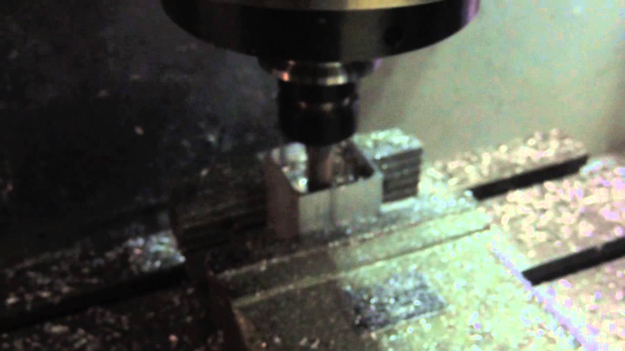 Using NC code generated by NX to machine a part in a 3-axis CNC milling machine