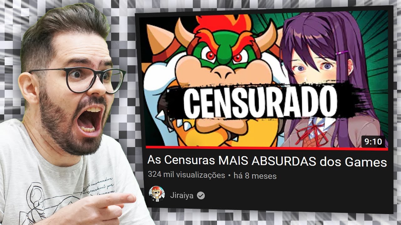 Pai Troll reagindo AS CENSURAS MAIS ABSURDAS DOS GAMES