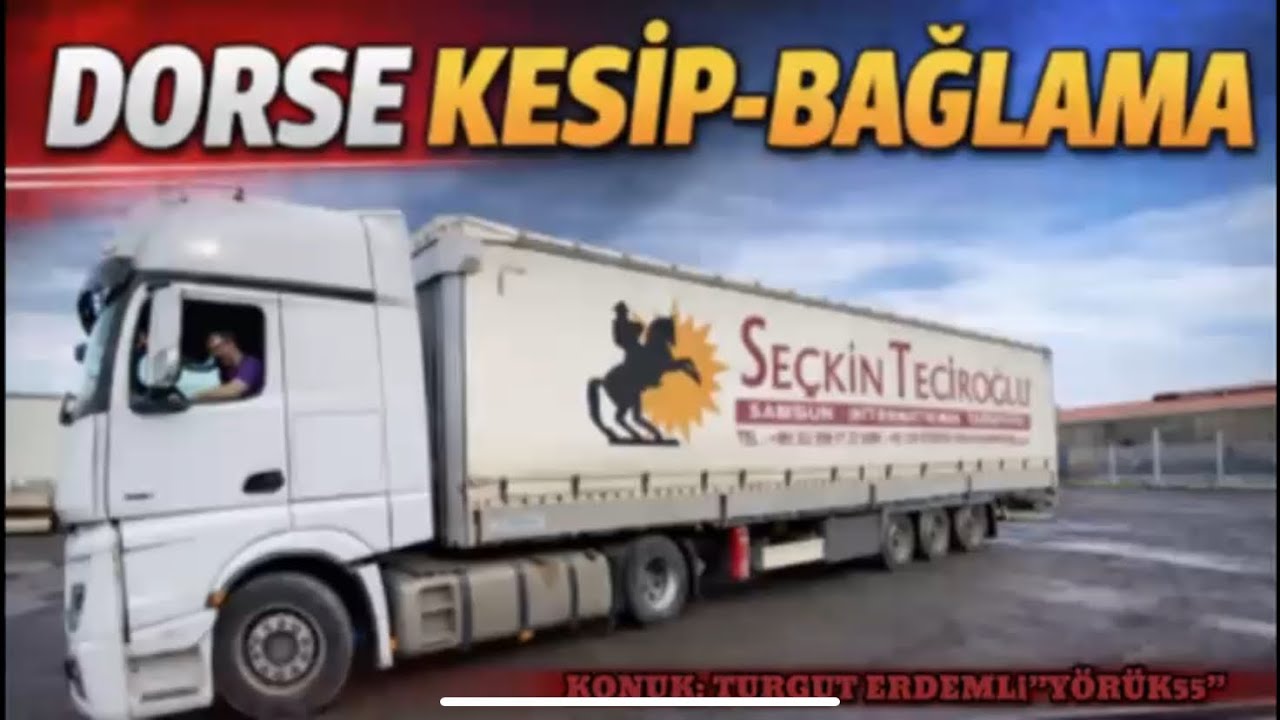 TIR Parkında Avrupalı Şoförle Dorse Değiştirdik | Dorse Kesme Bağlama