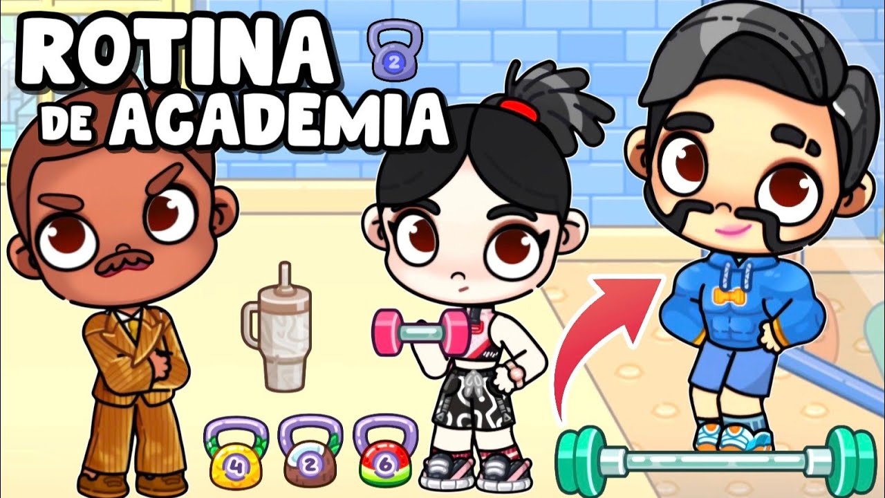 ROTINA DE ACADEMIA E ESCOLA | AVATAR WORLD ROTINAS E HIST&Oacute;RIAS