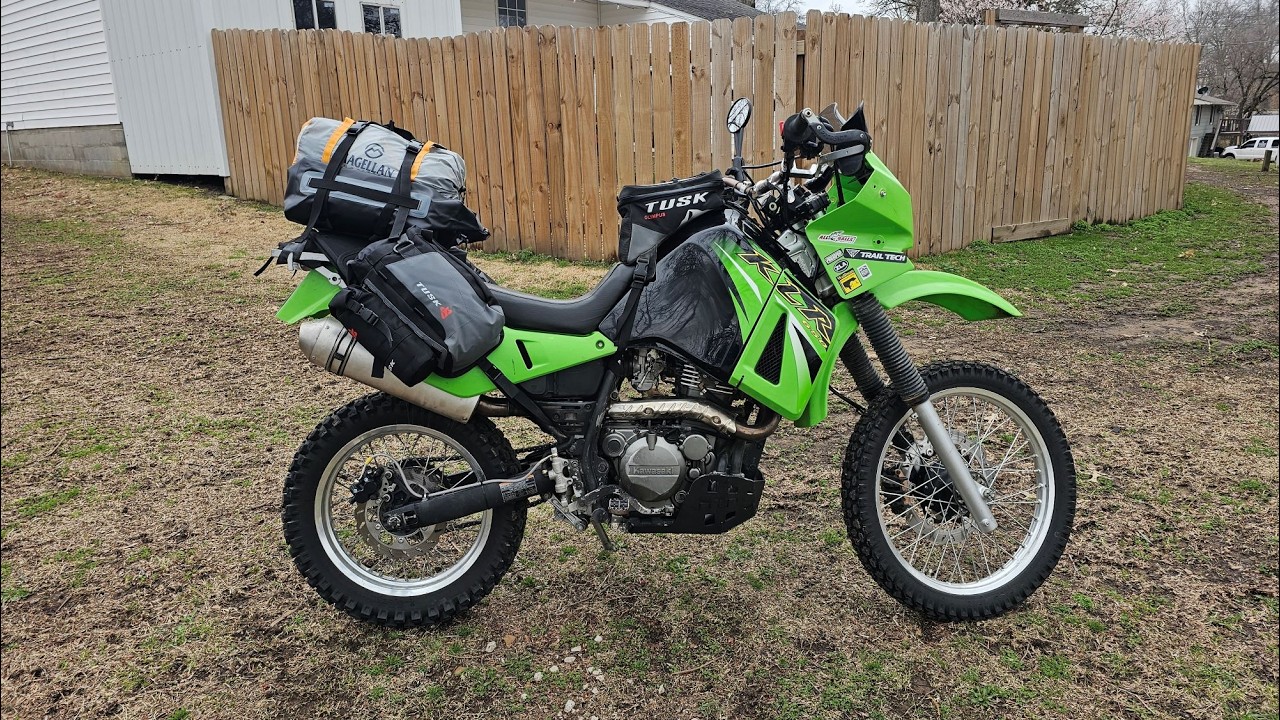 How I Installed Tusk Excursion Rackless Luggage on a 1st Gen KLR650