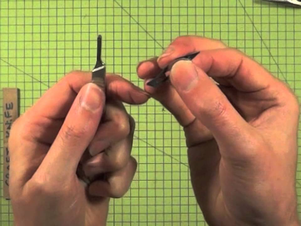 SCALPEL BLADE CHANGE (Using Pliers) [Tips] [Design Modelling]