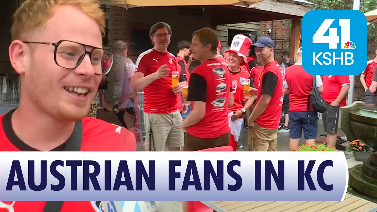 Austrian Fans Celebrate World Cup Match at Kansas City's Gr&uuml;nauer