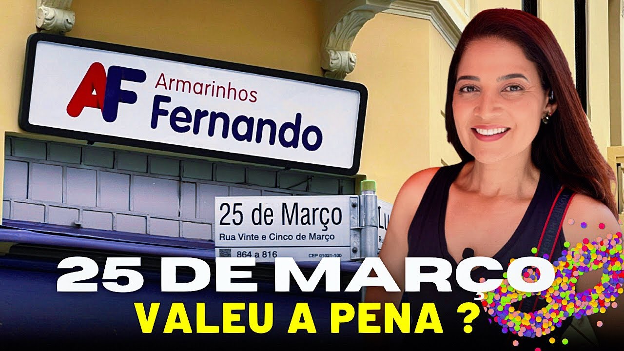 A REALIDADE da Rua 25 de MARÇO em São Paulo | Você NÃO Vai ACREDITAR Como Está.