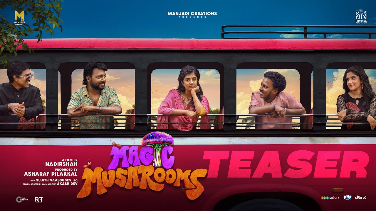 Magic Mushrooms - Teaser | Nadirshah | Vishnu Unnikrishnan | Akshaya | Abin Bino