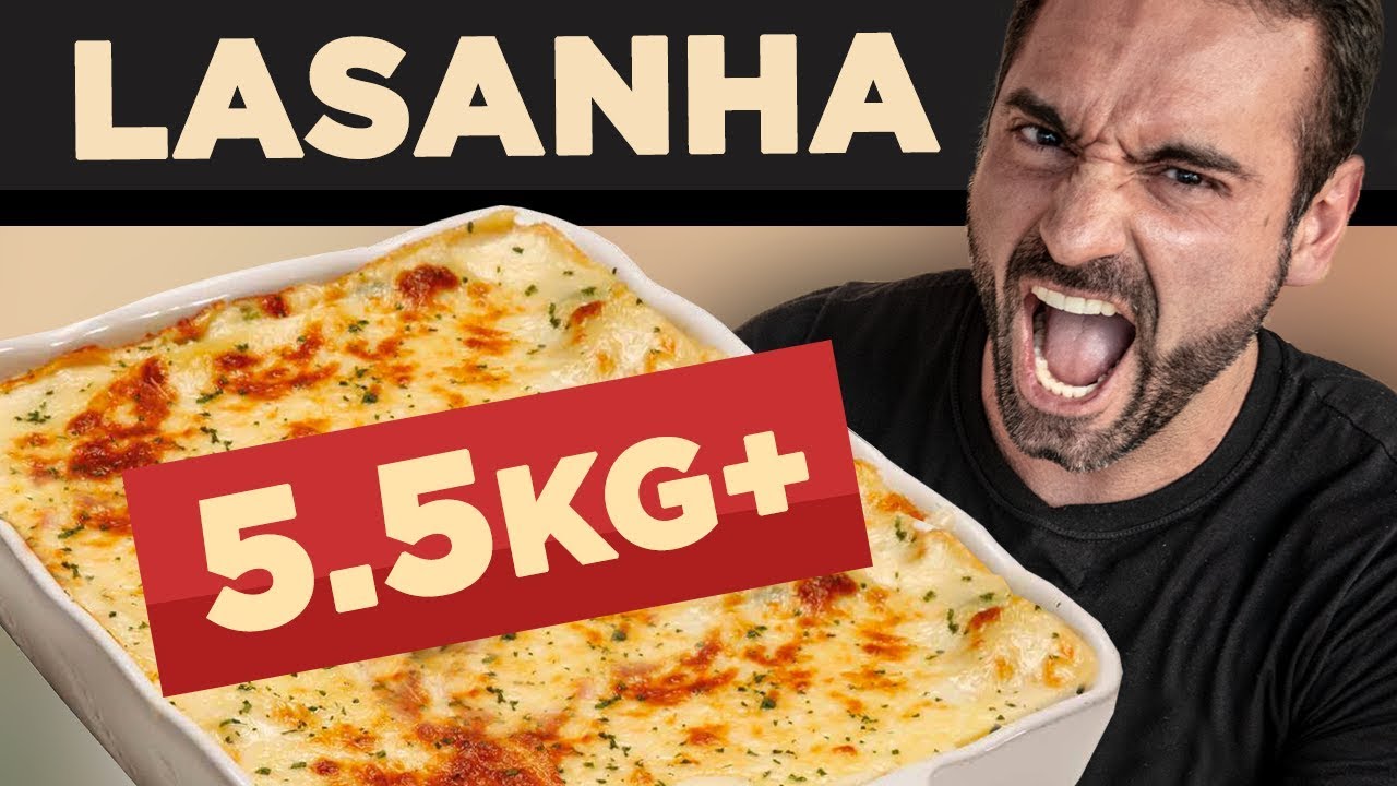 Desafio da LASANHA GIGANTE!! (Quaaase 6kg!)