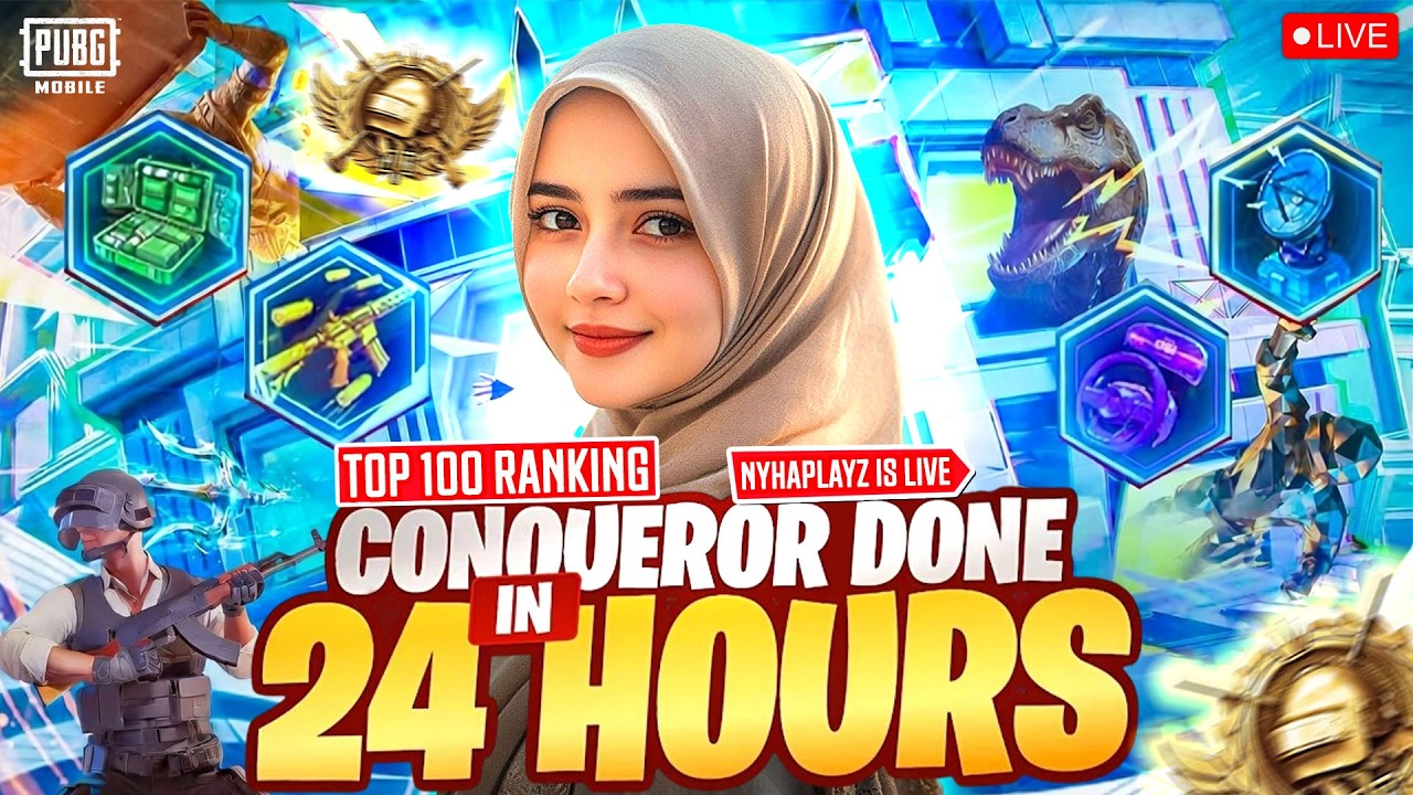 LET'S GET TOP 100 RANKING | PUBG MOBILE LIVE | NYHAPLAYZ #pubgmobile #pubgm #pubglive #live #top100