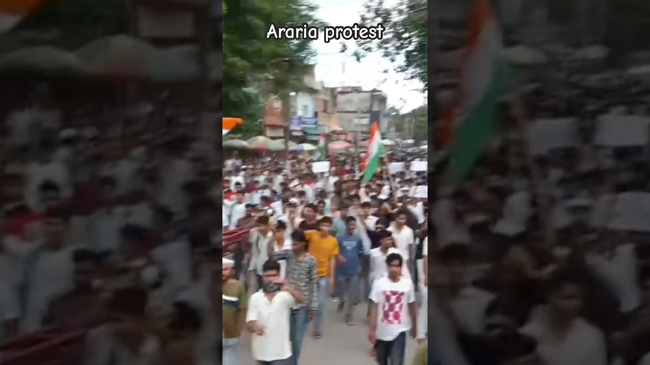 Araria protest..#araria #bihar #viral #protest #subscribe #youtubeshorts