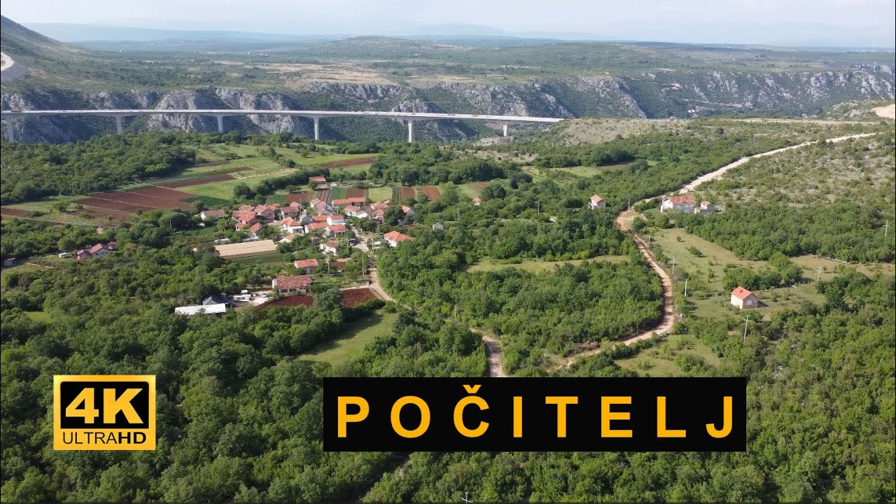 🇧🇦 Počitelj sa zaseocima. Najljepše selo u Hercegovini. 4K dron 🇧🇦