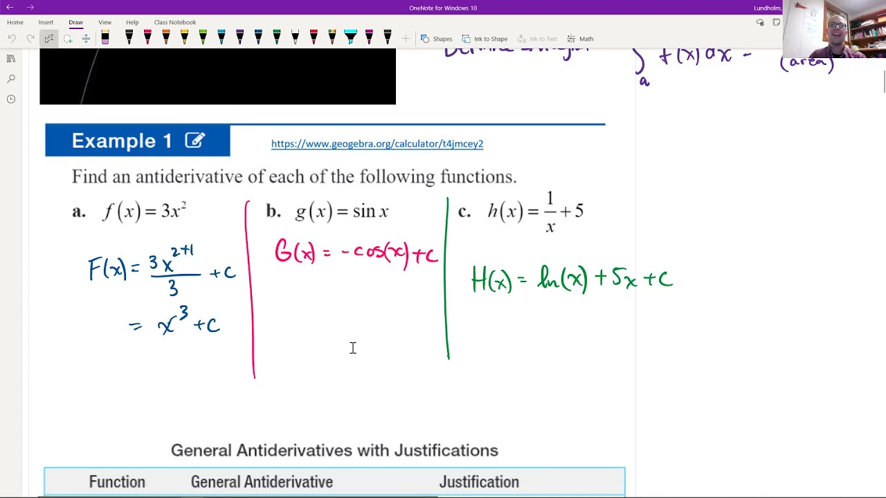 4.7-5.1 Antiderivatives and Riemann Sums
