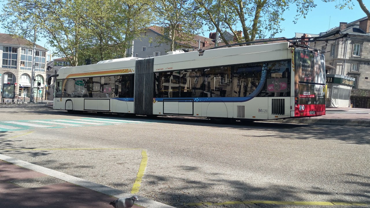 [Sound] Hess LighTram 19 Swisstrolley 4 n&deg;903 (diesel/&eacute;lectrique) - Ligne 4, TCL Limoges