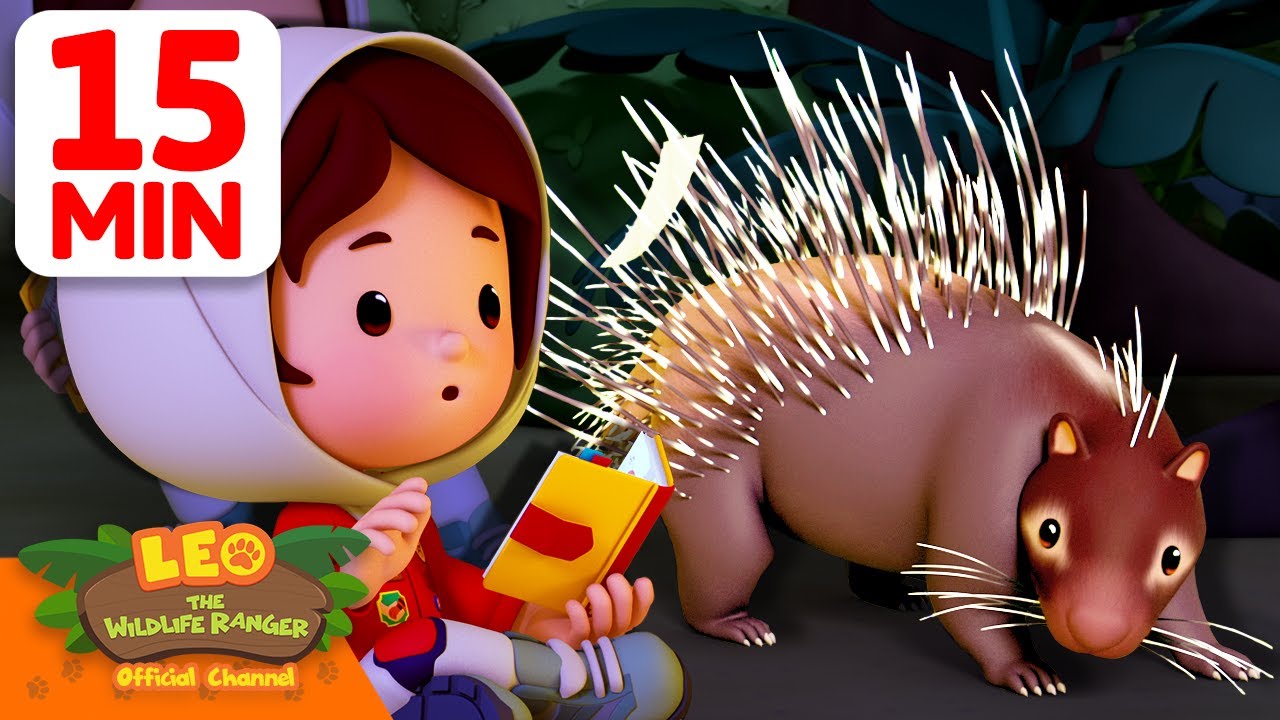 My Homework is Stuck to the Porcupine's Spikes! 🦔 | 15 Min | Leo the WIldlife Ranger | #backtoschool