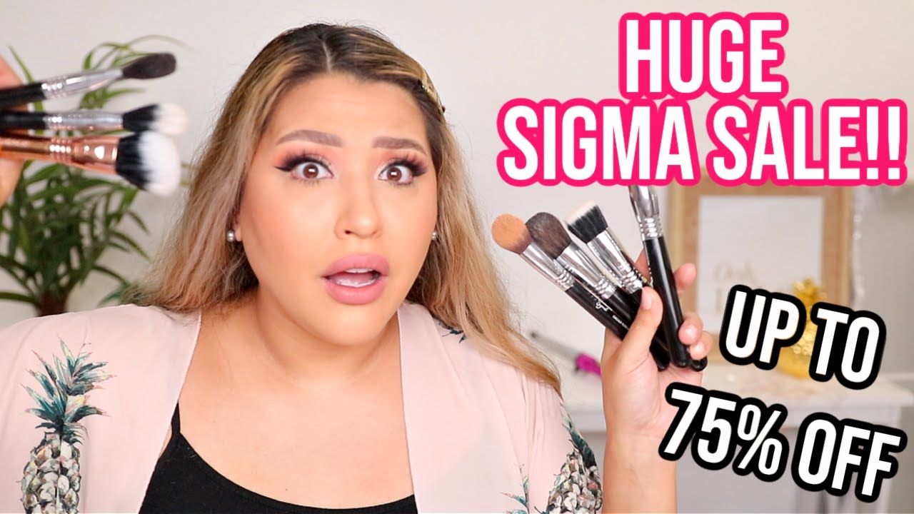 MY TOP SIGMA BRUSHES: 75% OFF SEMI ANNUAL SALE!