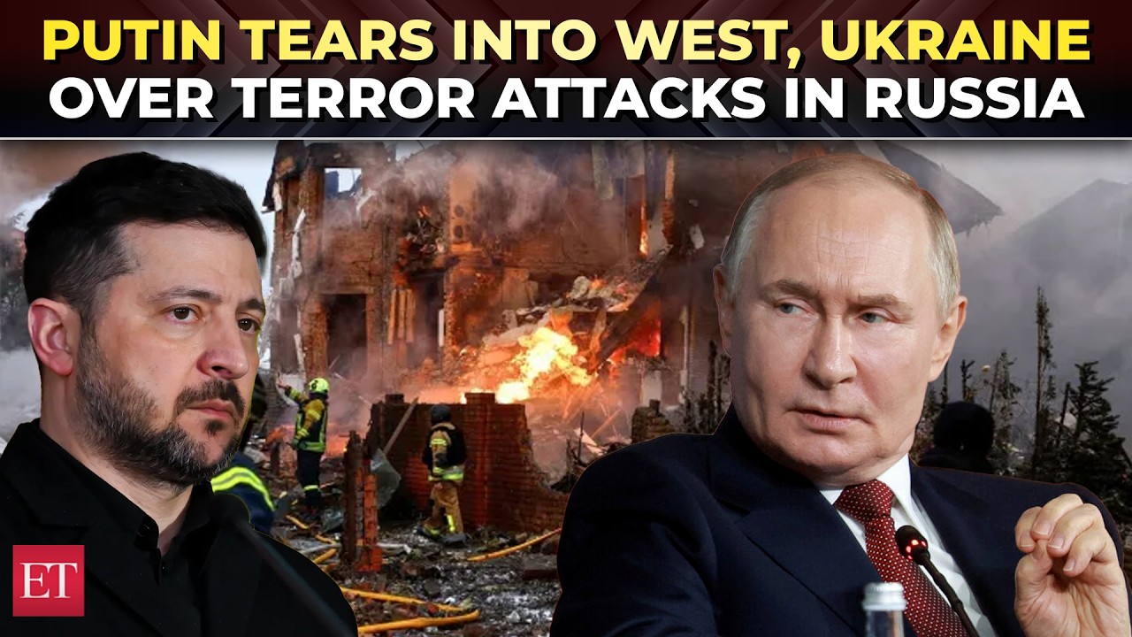 ‘Ukraine, western intel behind terror attacks in Russia’: Putin rips Zeleskyy & European allies