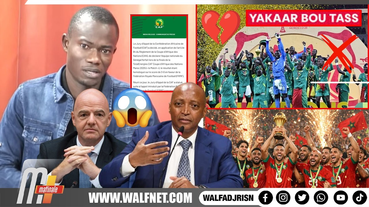 La CAF annule la victoire de la CAN 2025 au Sénégal, le Maroc déclaré champion: Oumar Gueye décrypte