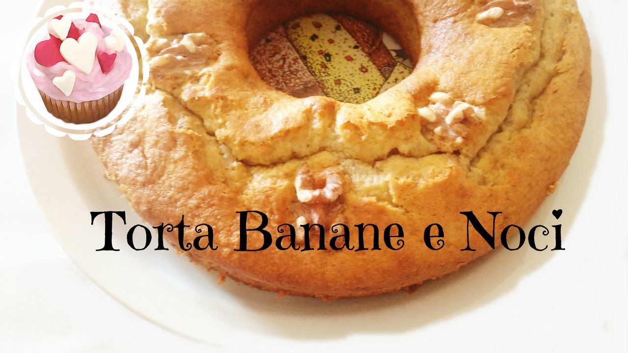 TORTA BANANE E NOCI | SENZA LATTE | SENZA BURRO | SUPER FACILE E VELOCE