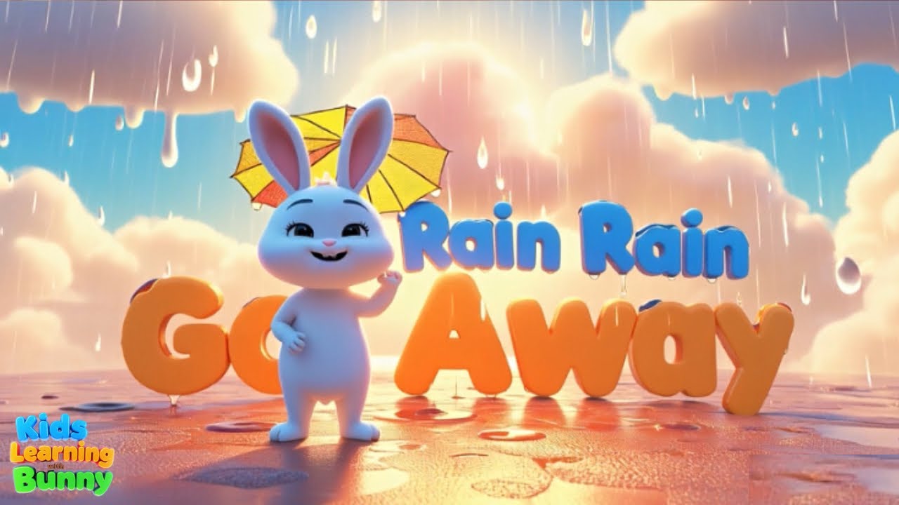 Rain Rain Go Away Song 🌧️🌈 | Kids Nursery Rhyme | Sing Along for Toddlers & Preschoolers |