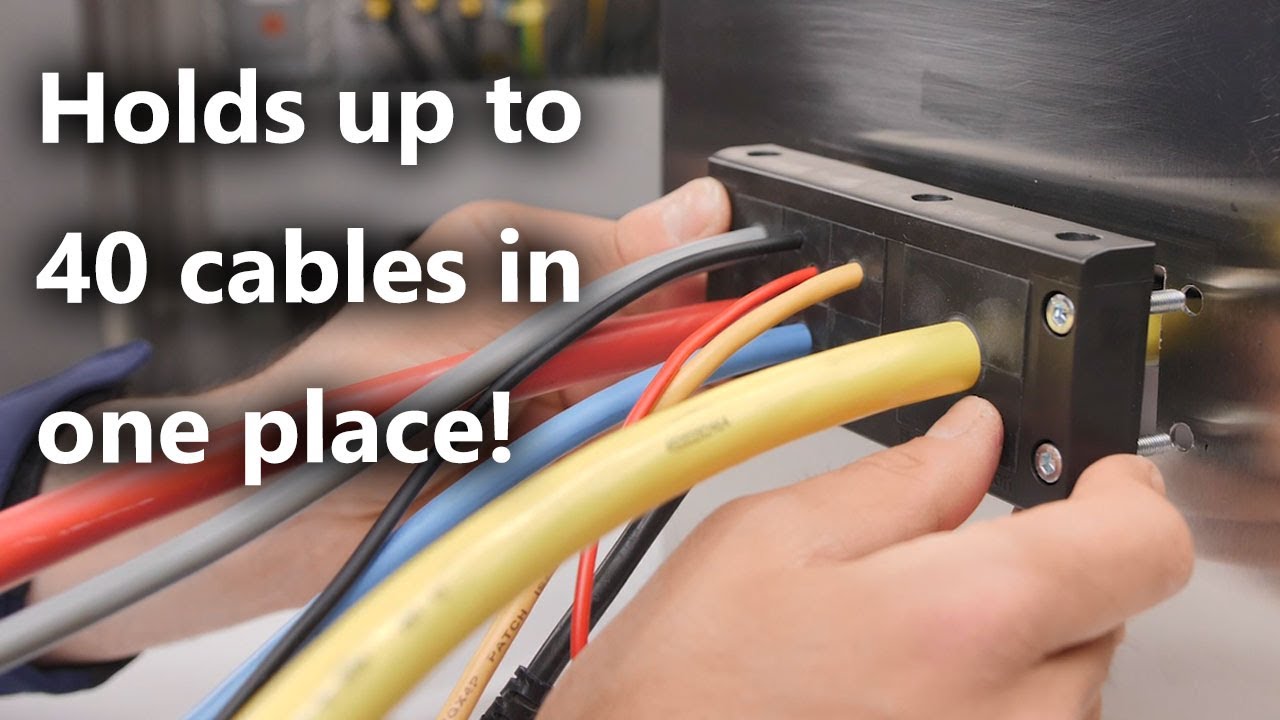 How to use the cable entry system VarioPlate?