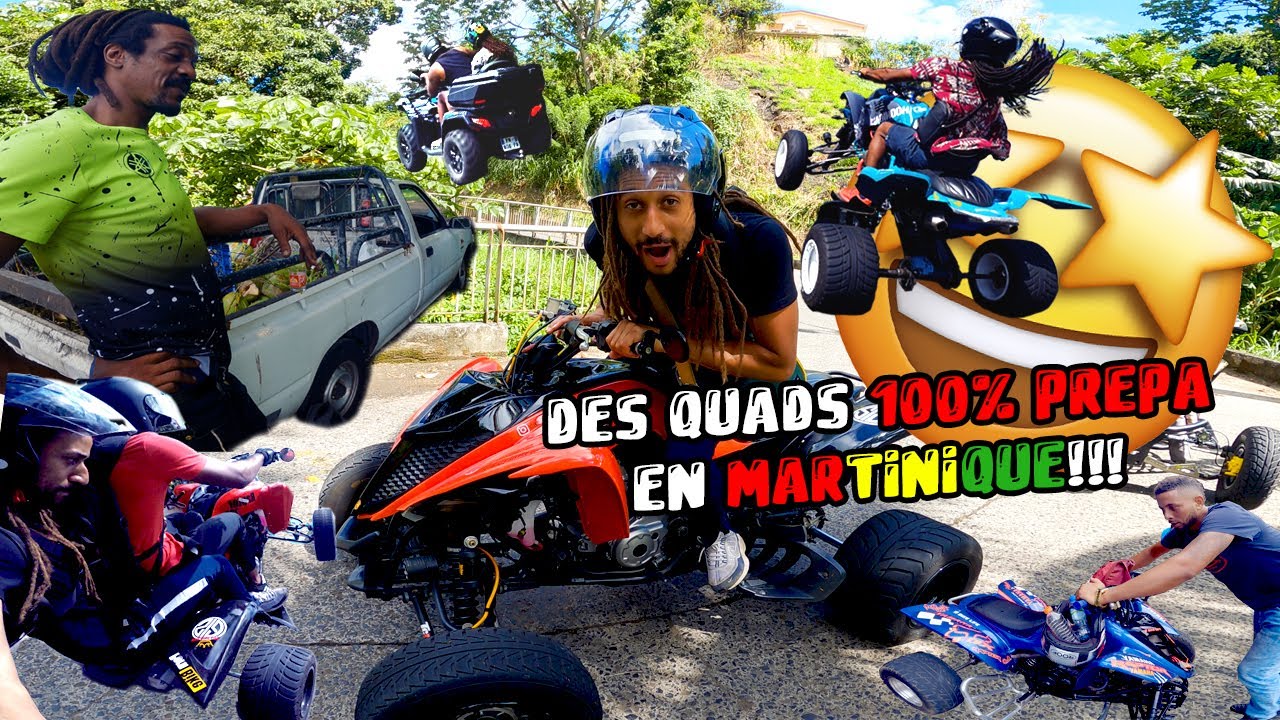 DES QUADS DE MALADE & UN CREW DE FRANGINS 🏁⛽ RENCONTRE AVEC CARIBBEAN QUAD 🌴