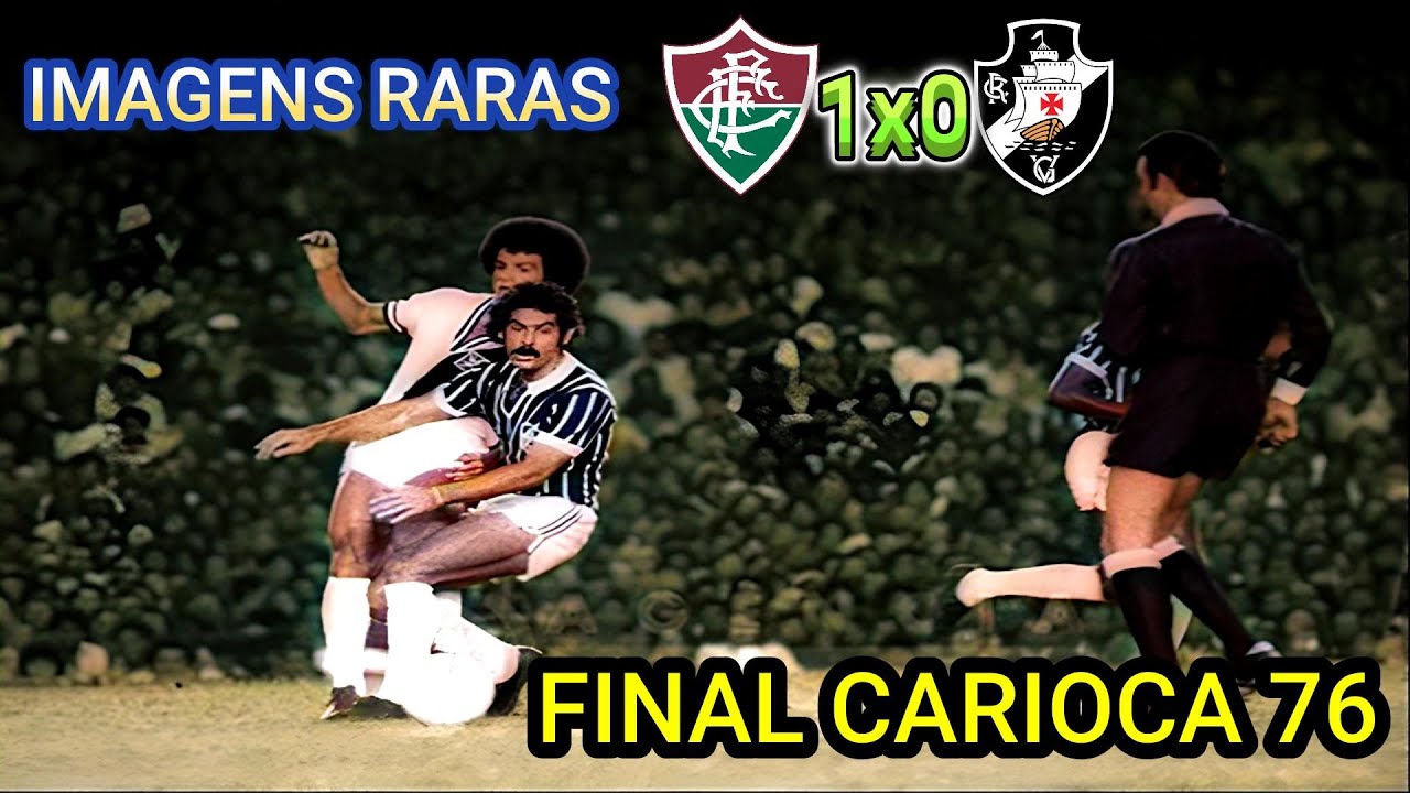 Fluminense 1 x 0 Vasco IMAGENS RARAS Final Carioca 76
