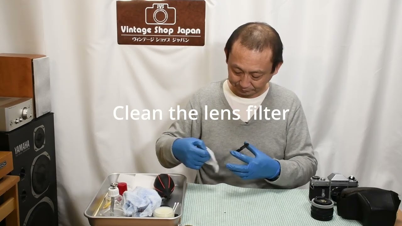 Canonflex RP + SUPER-CANOMATIC R 50mm f/1.8 camera・lens cleaning