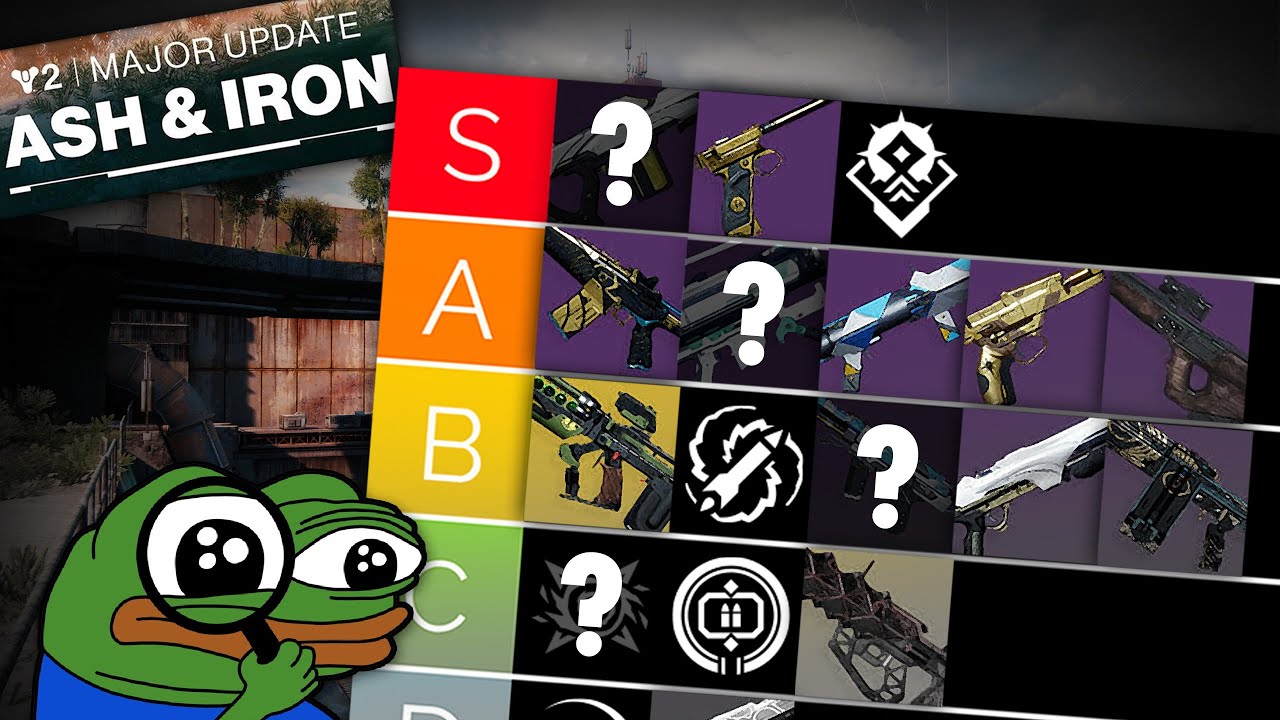Endgame Tier List Update: Ash & Iron