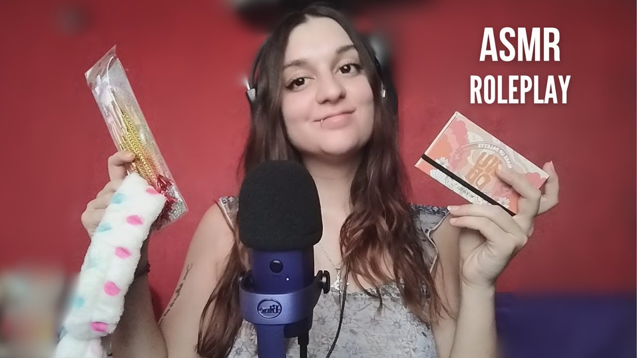 ASMR 💄 Sos mi amiga y te maquillo 💕