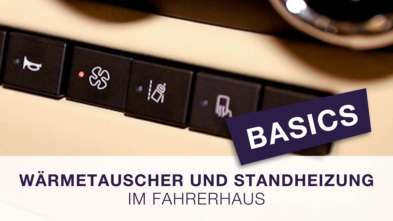 Concorde Basics – Wärmetauscher und Standheizung im Fahrerhaus