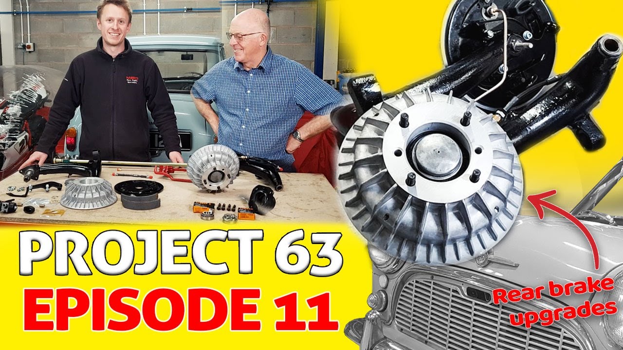 Project 63 part 11 - Mini rear brake assembly, with upgrades