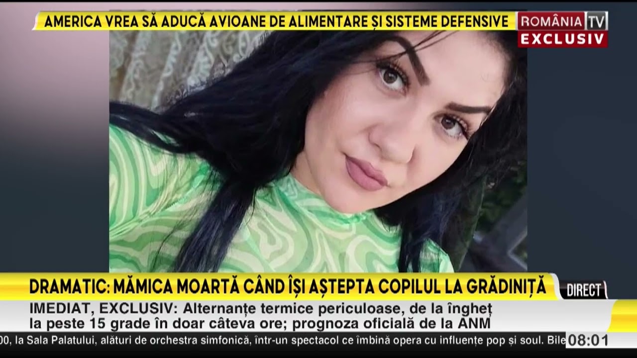 Tragedie! Mamă moartă sub privirile copilului pe care îl aștepta să iasă de la ore
