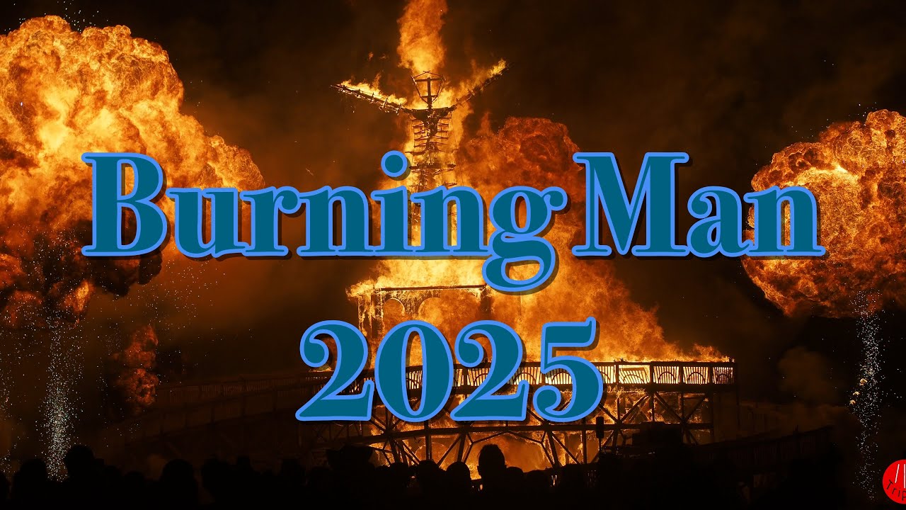 Burning Man 2025 - The Man Burn