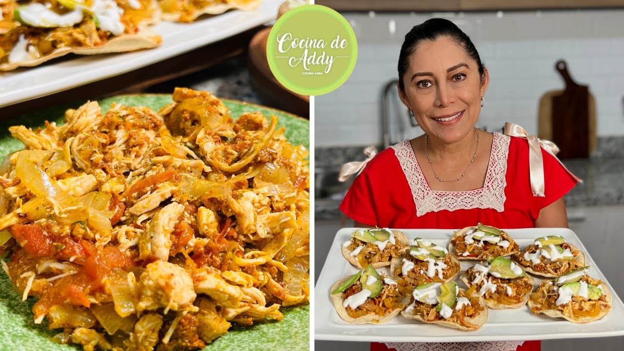 CERO GRASA, T&eacute;cnicas y Tips p/TINGA DE POLLO. F&aacute;cil y Rendidora. P/Diabetes, Dieta, HT, Colesterol