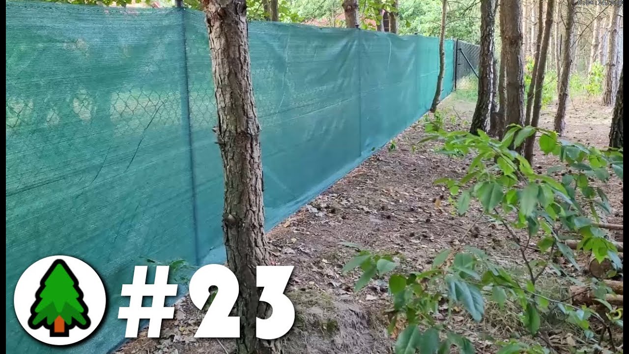 Wieszamy osłonę ogrodzenia! Siatka na siatkę :) | Działka w lesie 🌲 | Odcinek 23