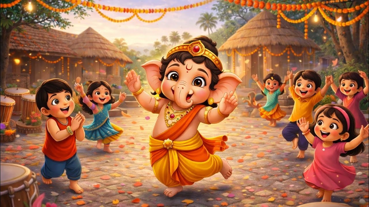 Bal Ganesha Mere Aangan Aaye | Ganesha Song for Kids | Ganesha Bhajans | New Year Peaceful Bhajans