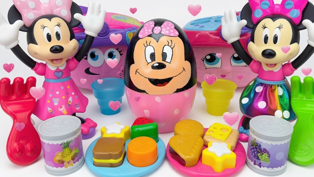 Minnie Mouse 2026🎀 Full Set Unboxing Minnie Kitchen & Food Collection Disney ASMR