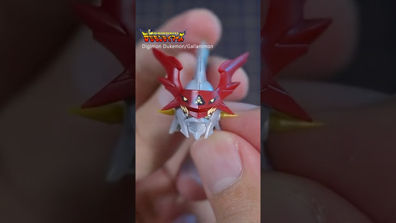 Build Digimon Dukemon Gallantmon - Head | Figure-rise Standard Amplified Digimon Tamers #shorts