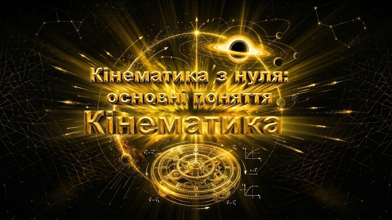 КІНЕМАТИКА з нуля: основні поняття 