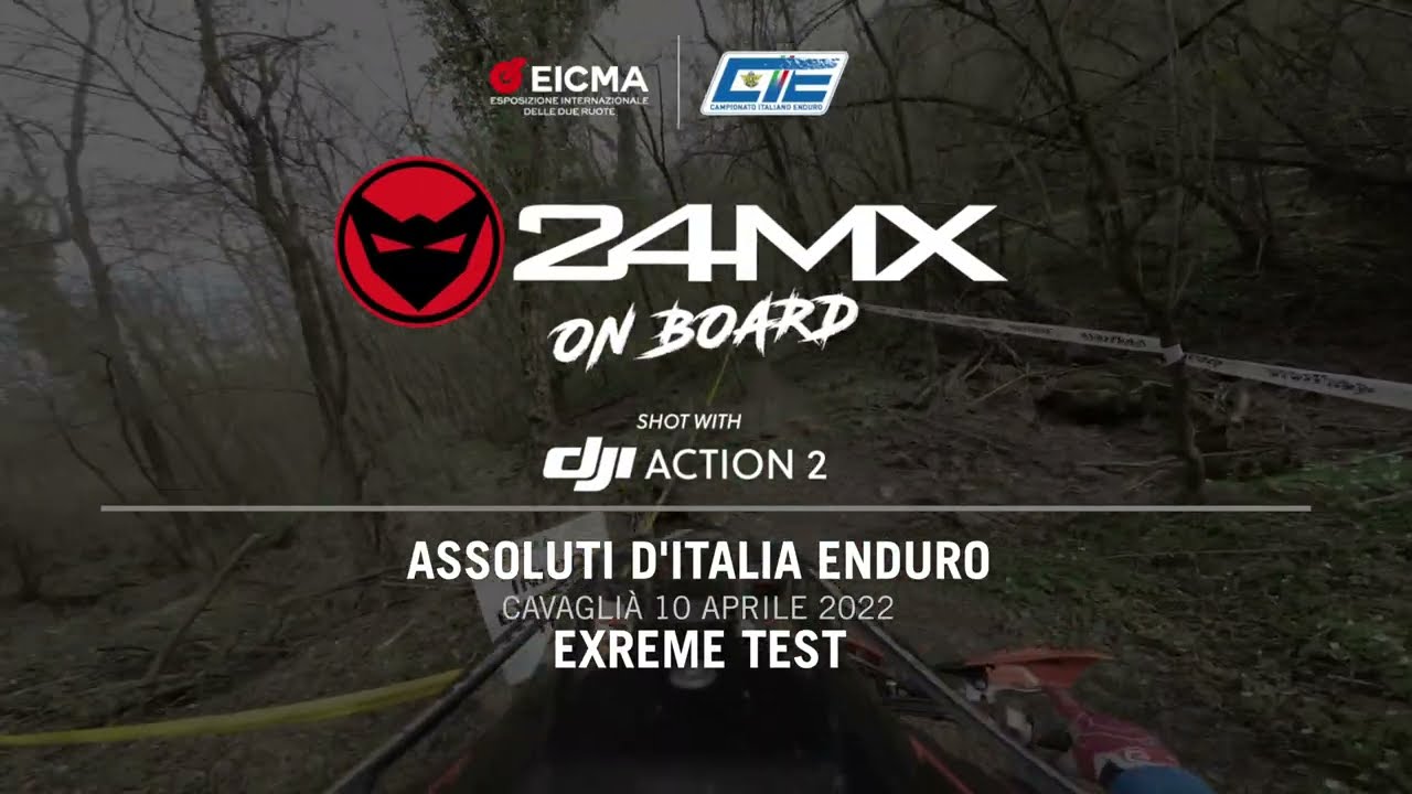 - ON BOARD CAMERA DJI Action 2 - EXTREME Test - Assoluti d'Italia Enduro #Eicma - CAVAGLIA'