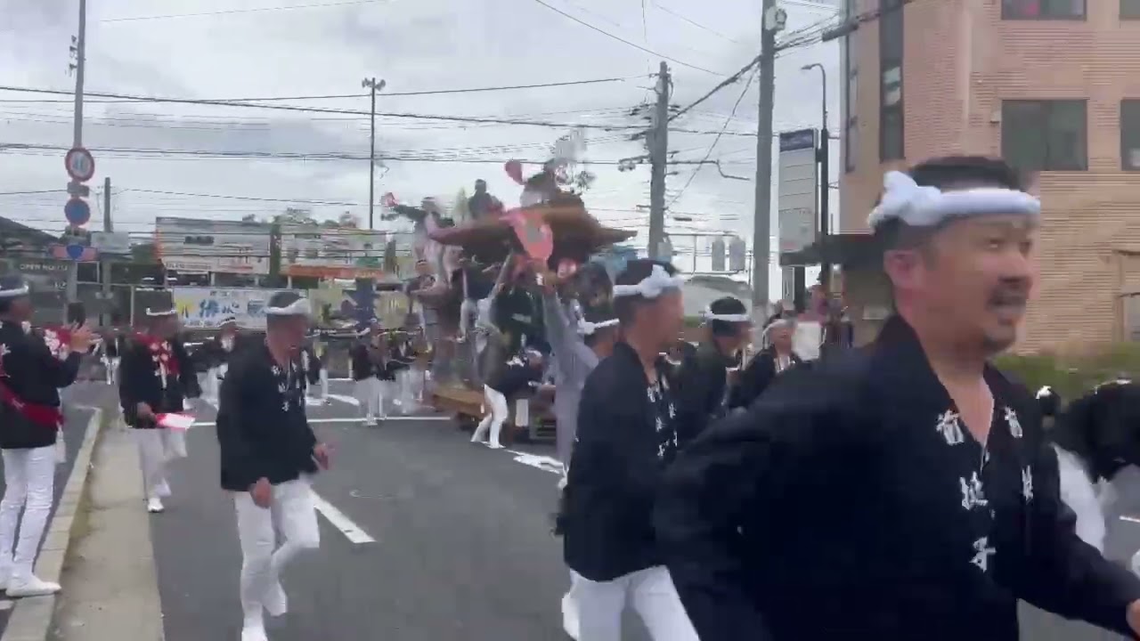 【だんじり祭り熊取】令和7年　紺屋　2日目　午前～パレードまで　曳行