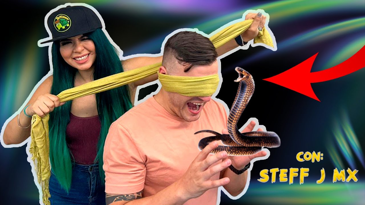 RETO EXTREMO CON STEFF J ! ADIVINA EL ANIMAL CON LOS OJOS TAPADOS