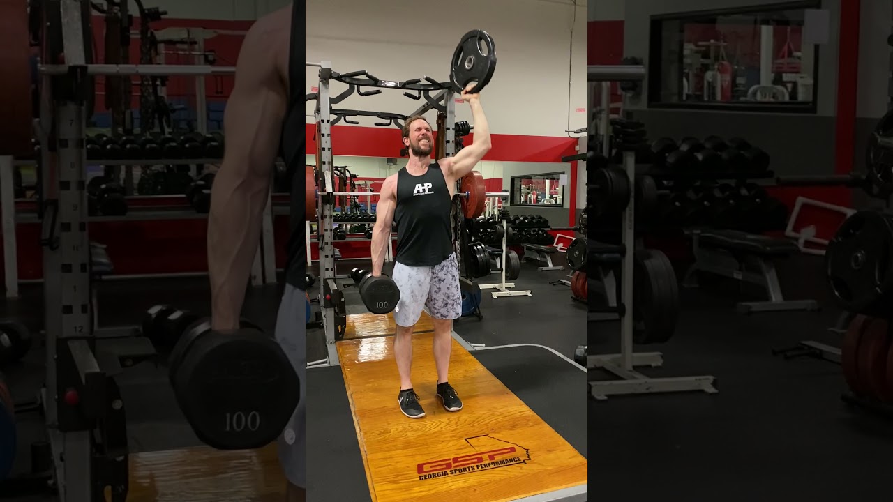 SHOULDER Press Made BETTER with Cross Body Bottoms Up Overhead  Press 90 Deg Eccentric Isometrics