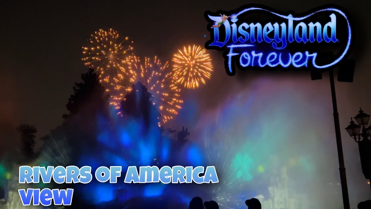 [4K] DISNEYLAND FOREVER 2022 Fireworks Spectacular Rivers of America View