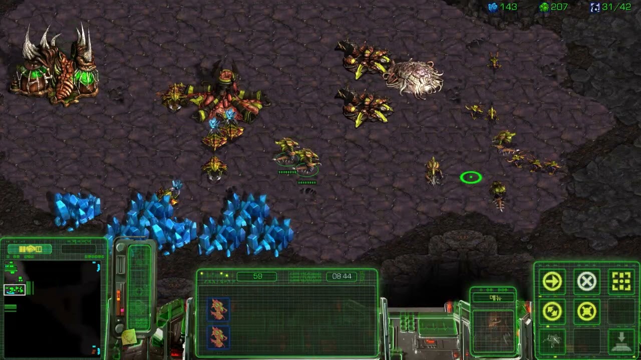 [2026-01-06 녹화] (069) 1 vs 1 저그(사람) vs 저그(컴퓨터) (확장 Ver.) | 스타크래프트: 리마스터