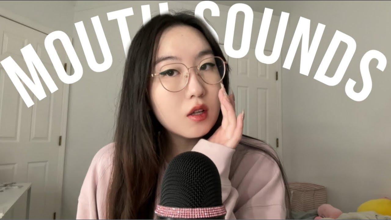 ULTRA TINGLY MOUTH SOUNDS 🤩✨wet & dry, fast & slow, visual triggers, slime pop!, kisses, purring +