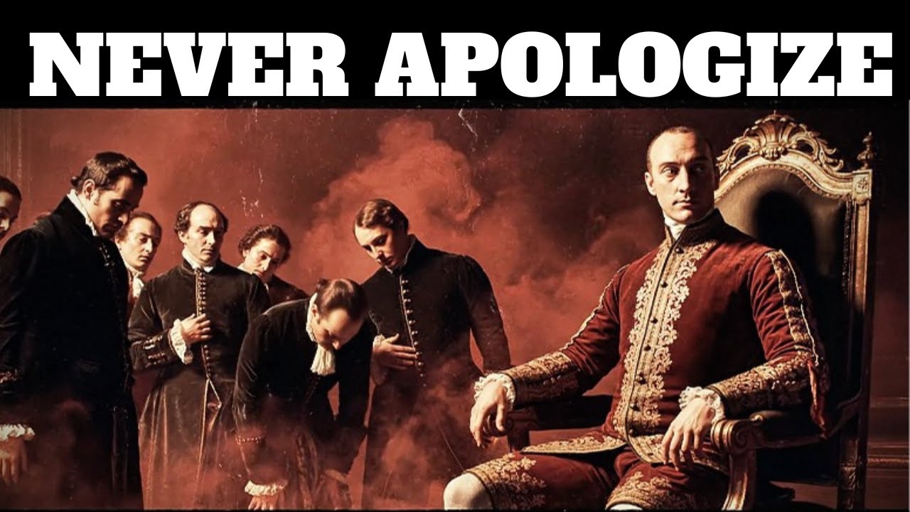 Never Apologize First Or Lose Control – Machiavellian Rule