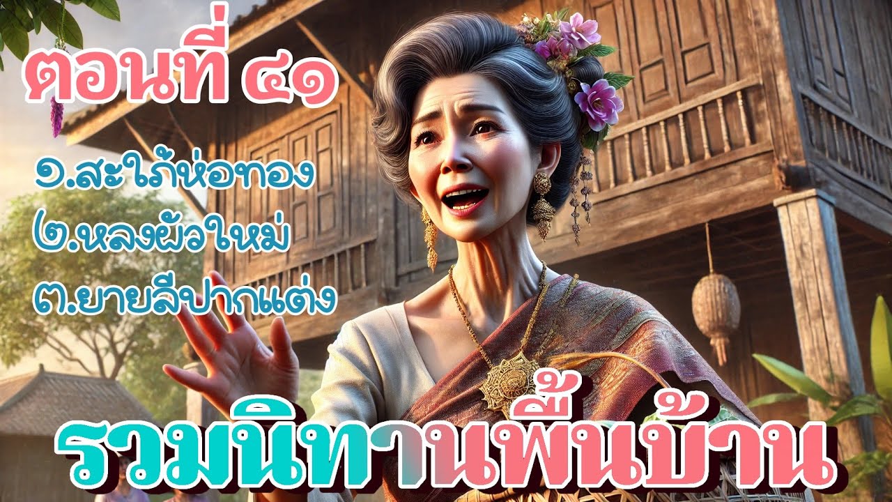 รวมนิทานพื้นบ้าน ตอน ๔๑ | รวมนิทานเรื่องยาว 3 ชั่วโมง ฟังอย่างจุใจ