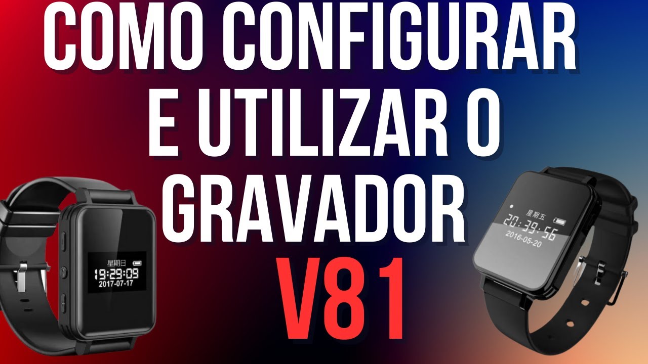 Relógio Gravador de Voz Sensor de Ruídos Micro Escuta Digital Espiã Pega Traição 8GB 35H de gravação