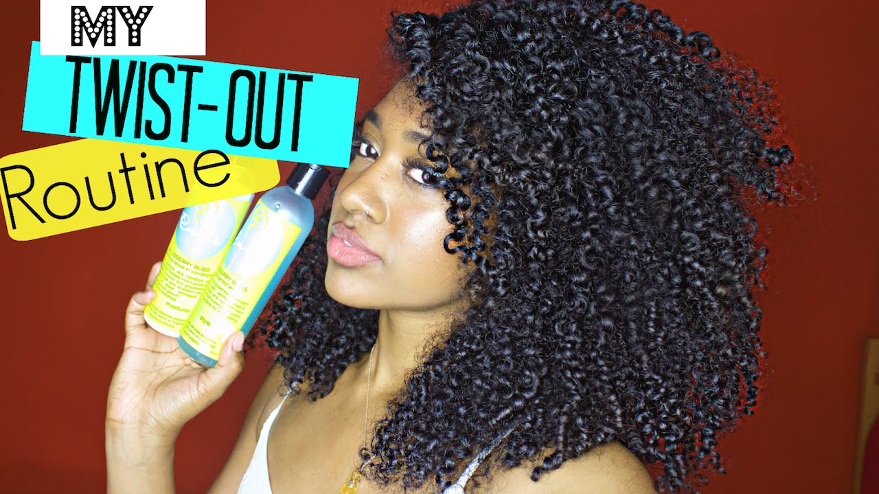 Simple Twist-Out Routine| CURLS Blueberry Bliss