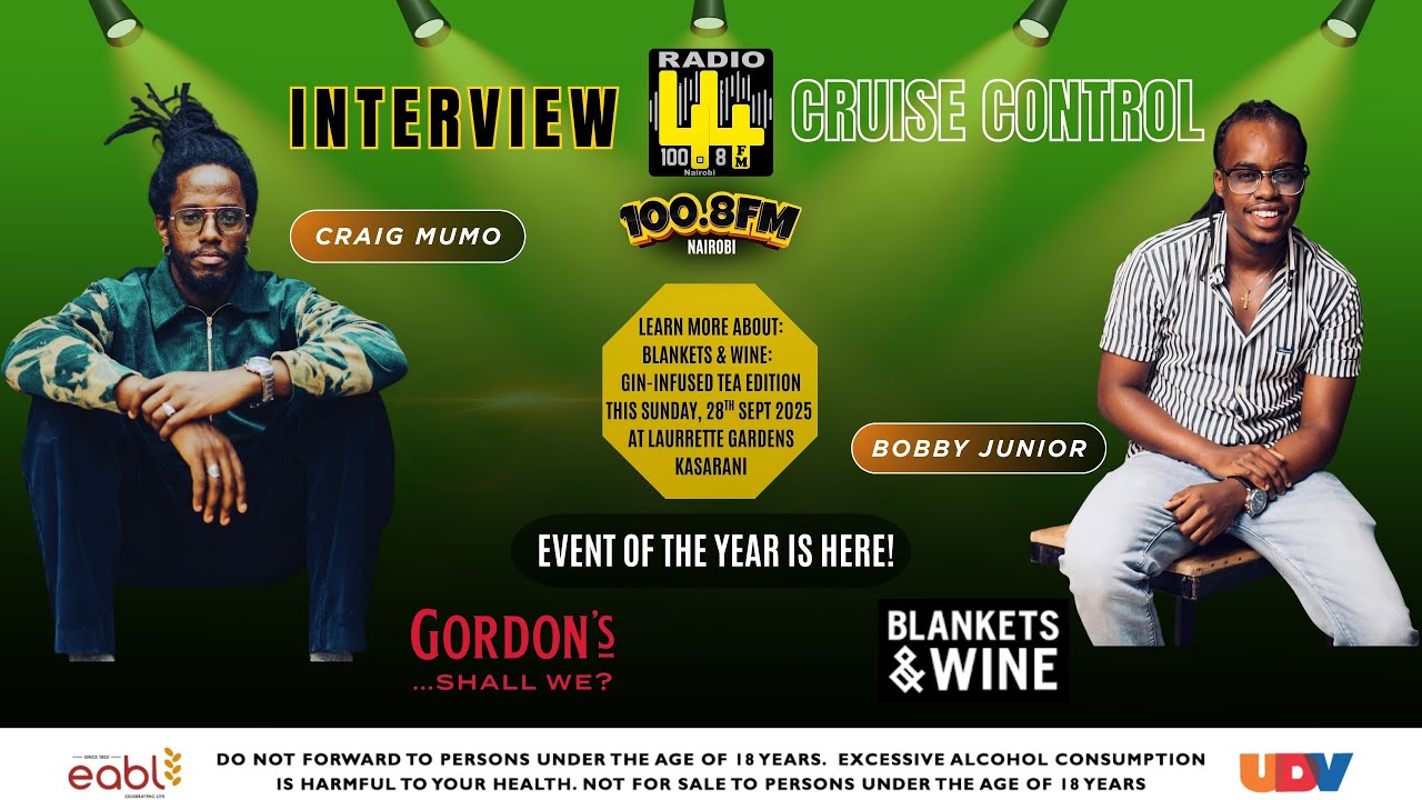 Craig Mumo & Bobby Junior Talk Gordon’s + Blankets & Wine | Gin-Infused Tea Edition